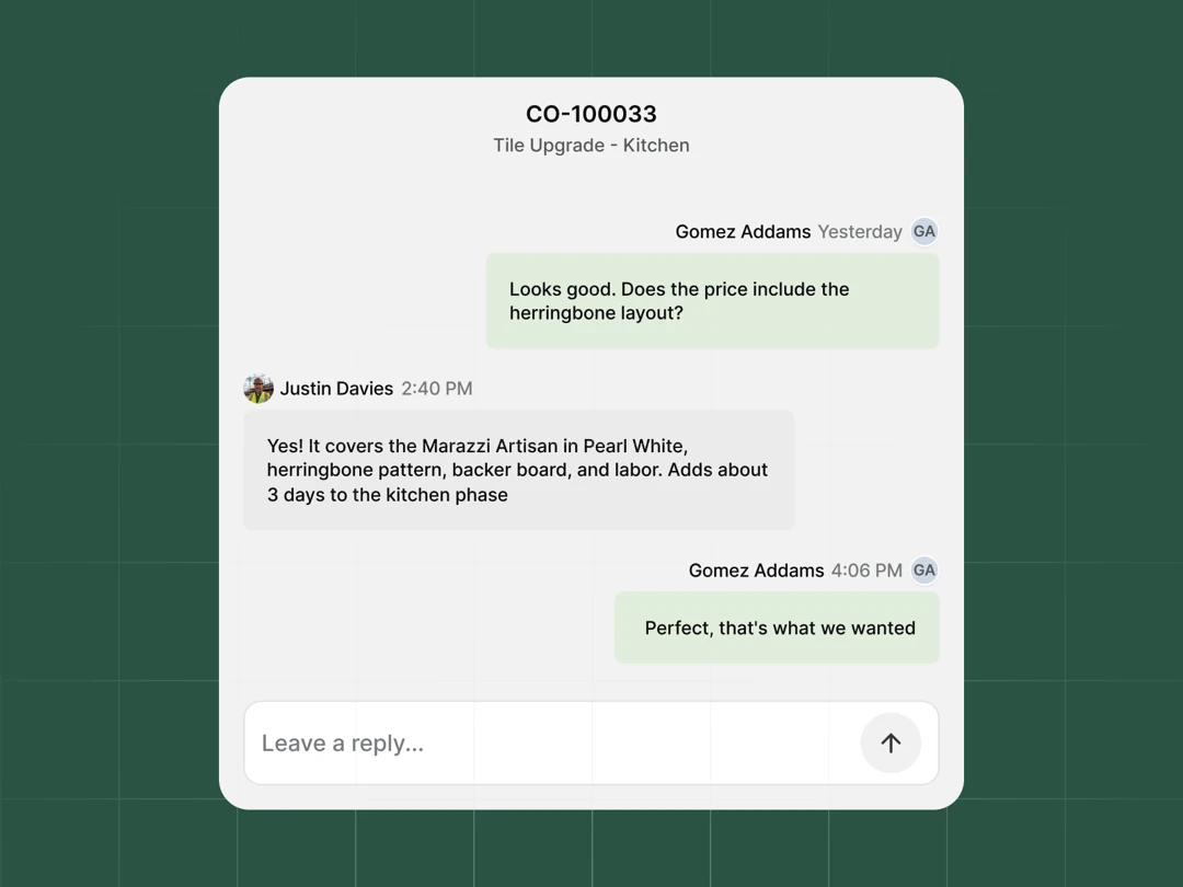 Handoff app screenshot